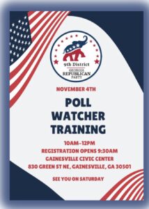 Poll Watcher Training