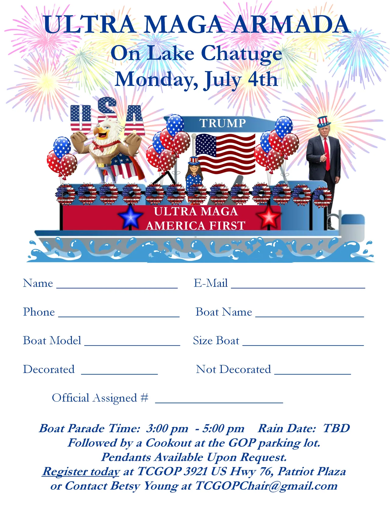 ultra maga boat parade registration