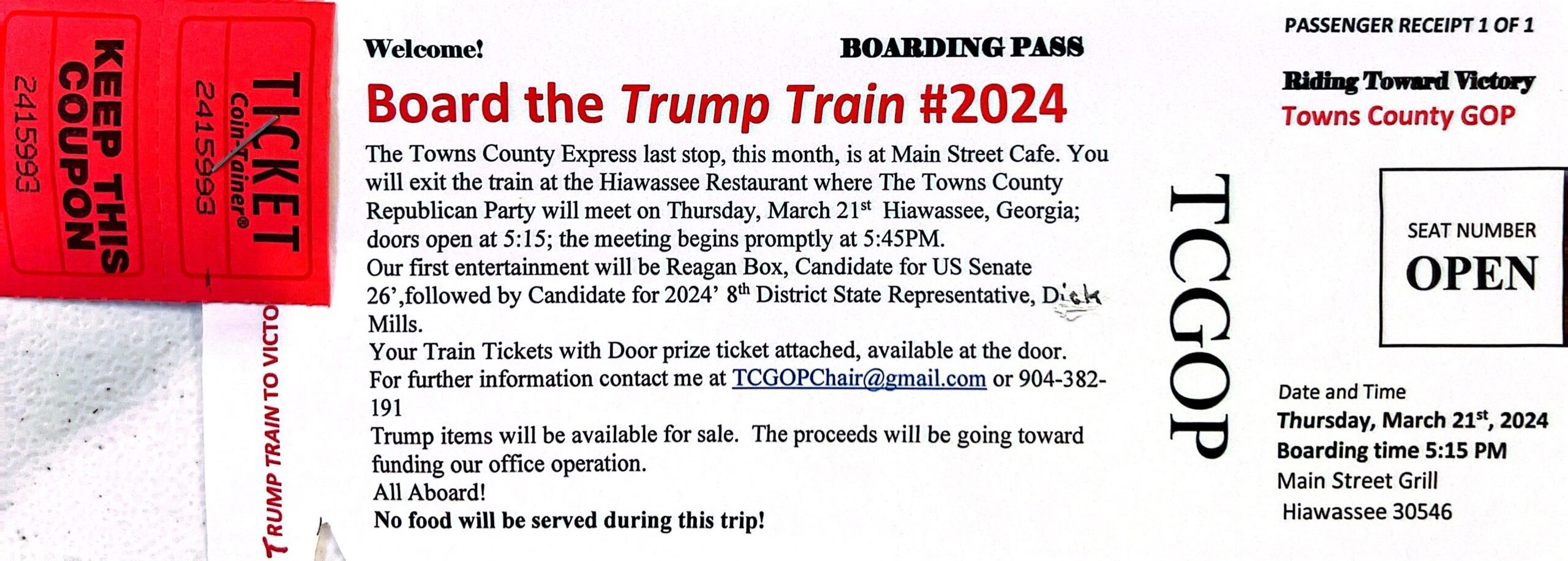 All Aboard Trump Train #2024